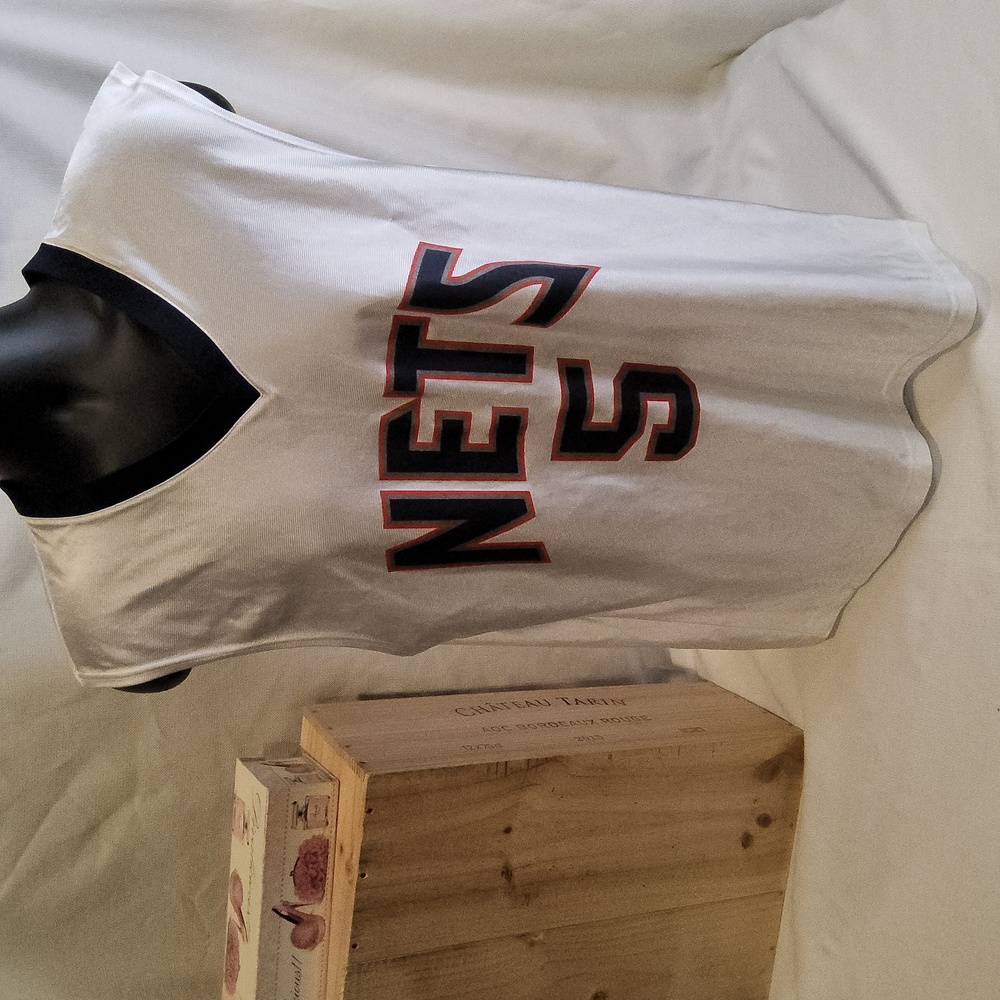 VINTAGE NBA Jason Kidd #5 NETS jersey sz M